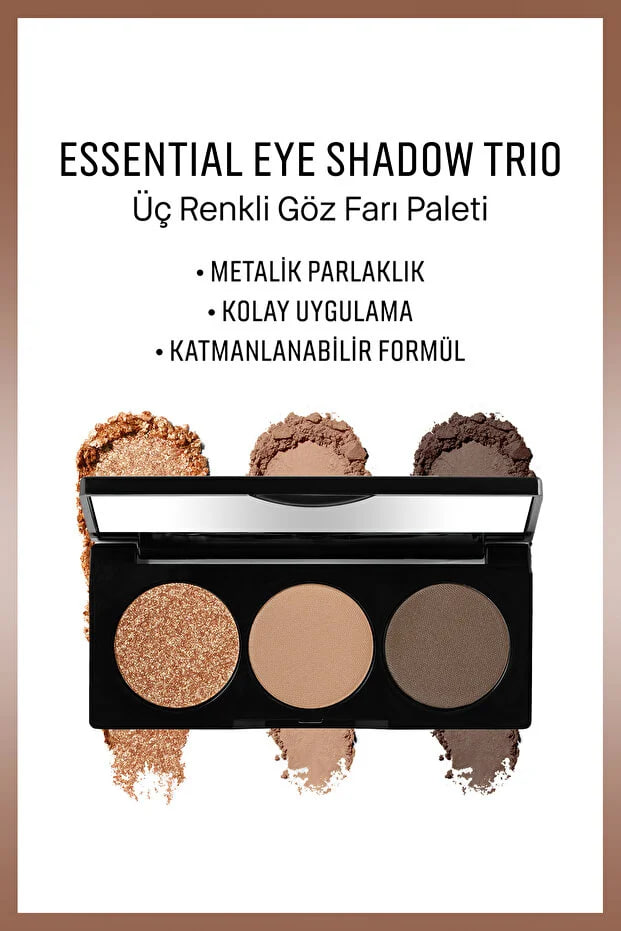 Bobbi Brown Essential Eye Shadow Palette - Three-Color Eyeshadow Palette - Golden Hour 6g