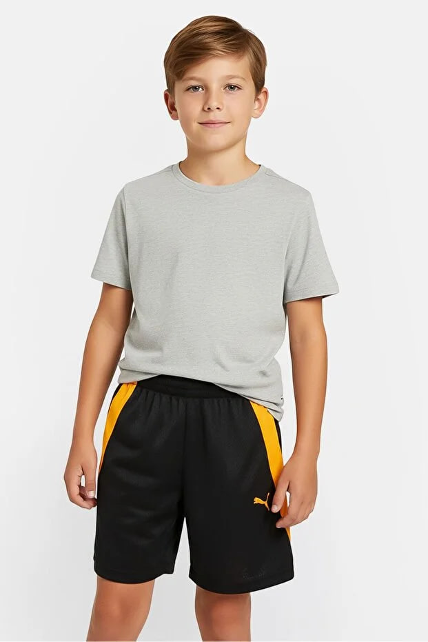 Puma Kids Boy 2 Piece Brand Logo Training Shorts, Multicolor